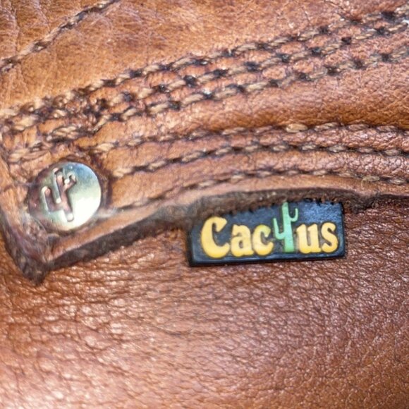 CACTUS 622M Moc-Toe  Men’s Size 12 Tan Goodyear Welt EV Leather Work Boots main image 9